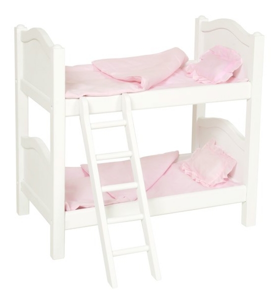 White bunk beds from My Doll Best Friend